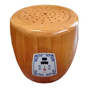 艾灸仪器坐灸仪艾灸椅坐熏家用无烟艾灸仪器桶熏蒸仪实木艾灸座椅