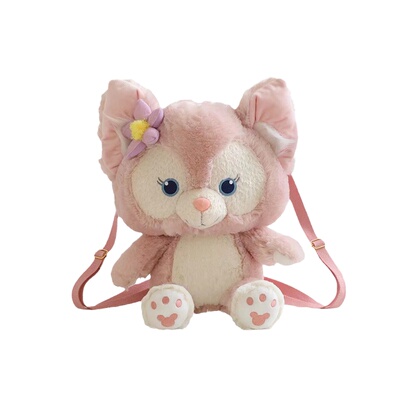 玲娜贝儿毛绒双肩包女孩可爱包包