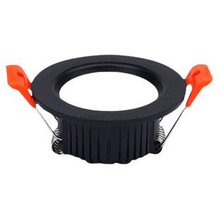 筒灯led开孔5公分3W嵌入式家用6cm天花孔灯2寸5.5厘米黑色小洞灯