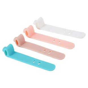 硅胶绑带理线器防简约彩色耳机充电线捆扎带收纳扣子数据绕线整理