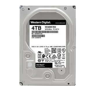 WD西部数据4T企业级黑盘台式机电脑硬盘服务器机械WD4005FZBX