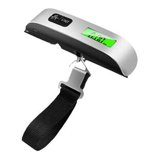 手提秤50kg电子便捷式不锈钢高精度家用快递称重弹簧秤小型行李秤