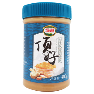 绿湖顶好花生酱400g凉拌菜面包饼干伴侣拌面酱火锅调料小吃店蘸料