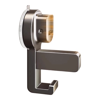 德国卫生间高档吸盘毛巾架太空铝