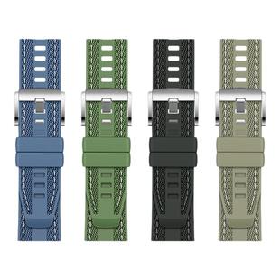 适用华为gt5表带系列watch gt5手表表带gt4智能夏天男士gt3高级感watch按压复合硅胶编织新款专用的非原装pro