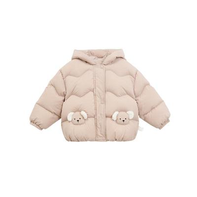 whitewheat卡通考拉连帽上衣