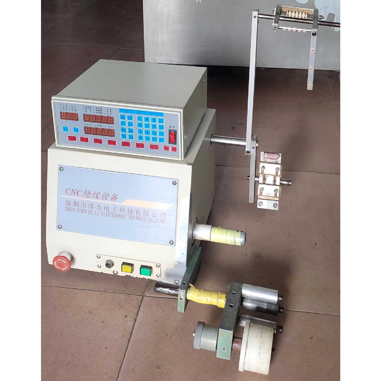议价二手CNC绕线机变压器绕线机含配件线架脚踏开关电源维修图片