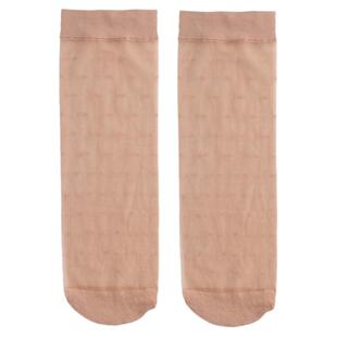 永春夏秋黑色波点丝袜女超薄高透复古圆点提花包芯丝加长中筒短袜