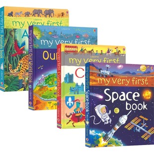 Usborne My Very First Book Our World Space Castles Animals 尤斯伯恩 幼儿百科 世界 太空 城堡 动物  英语启蒙认知 英文原版