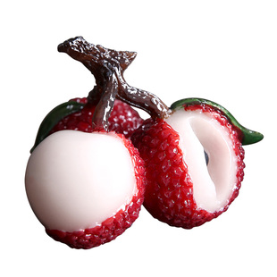 变色荔枝茶宠精品可养茶桌茶盘茶台上的小摆件茶具用品配件饰品