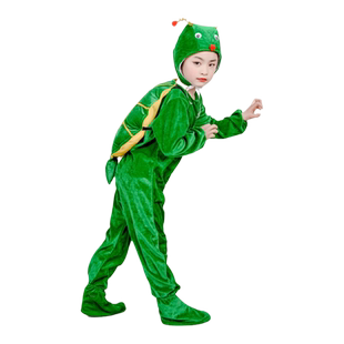 新赛跑儿童表演小小兔演出服龟服兔乌龟童话剧小动物表演服乌龟幼