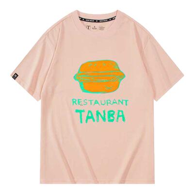 休闲宽松纯棉情侣短袖