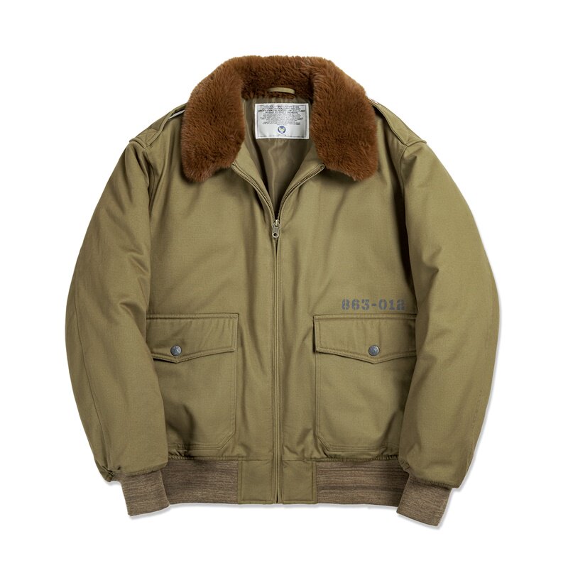 马登工装美式复古B10轰炸机棉服