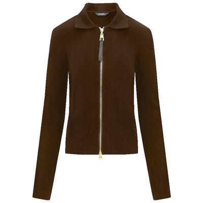 COCOBELLA双头拉链针织衫