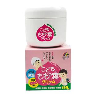 日本直邮UNIMAT桃子叶儿童保湿面霜滋润保湿温和补水紧致嫩肤120g