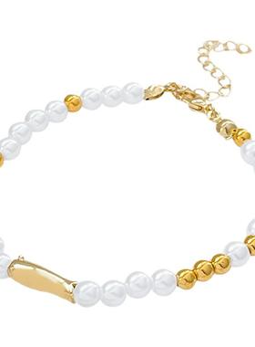 法式气质简约复古珍珠手链