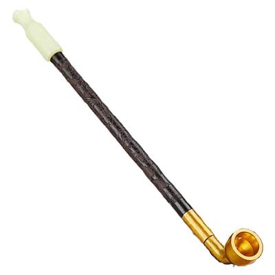 艾宝手工雕花紫光檀杆传统