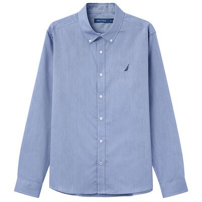 新品休闲简约长袖衬衫