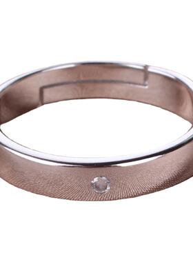 情侣款结婚锆石对戒一对婚礼仪式