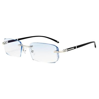 商务配近视眼镜框男女无框防蓝光超轻