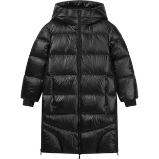 暇步士童装儿童加长款羽绒服25冬新品男童保暖连帽女童加厚户外服