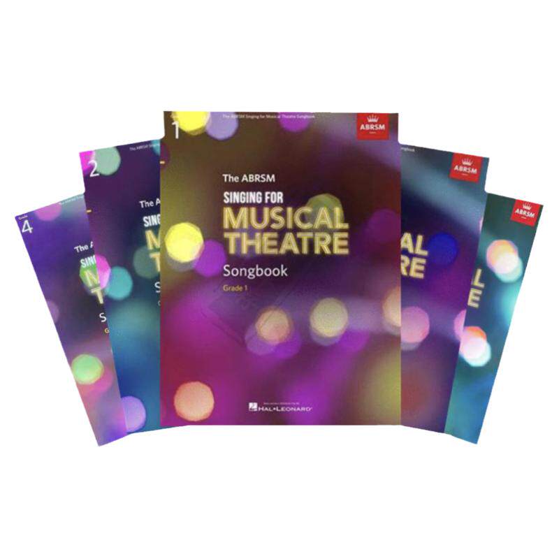 英皇考级音乐剧歌唱曲目 全套共一至五级 ABRSM Singing For Musical Theatre Grade 1-5 Softcover
