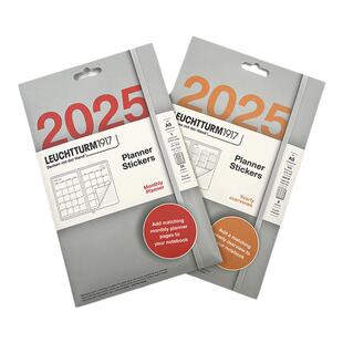 LEUCHTTURM1917德国灯塔2026年A5中开月计划贴纸年计划贴纸可贴贴纸