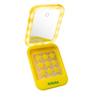 AUSLKA 星星痘痘贴物理吸脓温和不刺激水胶体轻薄透气带led灯镜盒