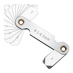 不锈钢r规全套高精度测量器半径规样板R角测量器规尺圆弧测量工具