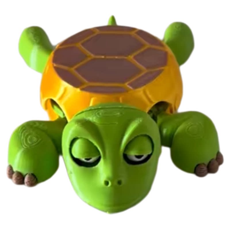 搞怪小乌龟杯垫可爱趣味桌面摆件会动3D瞪眼王八创意玩具减压解闷