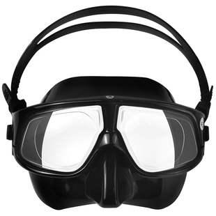 FRENZEL法兰左 近视款自由潜水面镜 超轻大神款 软硅胶透明美人鱼