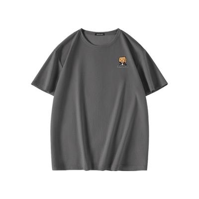 GV真维斯冰丝速干t恤男短袖夏季半袖网眼透气运动大码男士体恤衫D