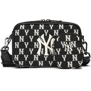 MLB官方 男女情侣斜挎包复古老花运动休闲通勤时尚CRS02