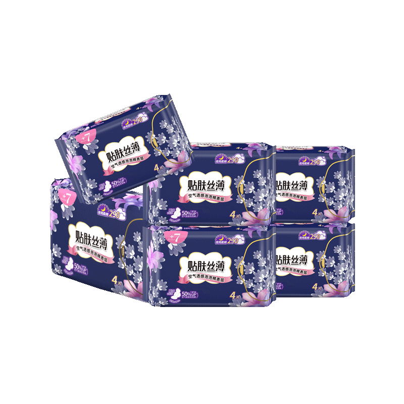 +7卫生巾290mm夜用32片组合
