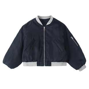 胖胖象童装2025新款棉服中大童保暖时尚短款宝宝上衣外套棉衣棉袄