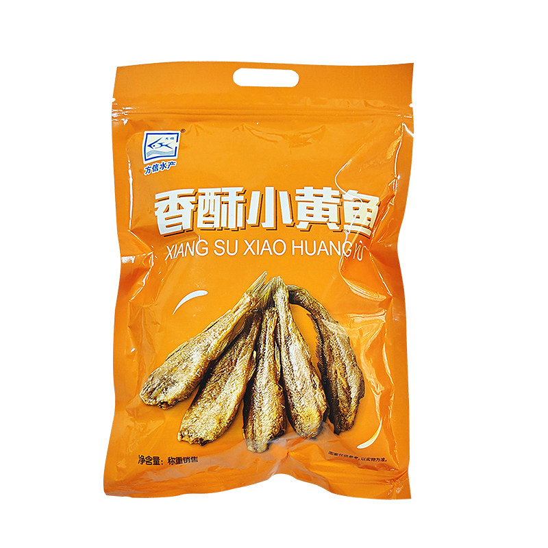 方信黄鱼酥炭烤小黄鱼香酥即食小鱼干连云港抖音网红办公室零食