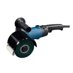 东成拉丝机120*100工业级不锈钢金属小型手提式电动镜面抛光机多