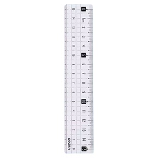 Deli/得力文具塑料透明直尺20cm/30cm多规格尺子学生绘图测量工具