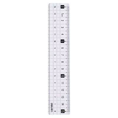 得力文具塑料透明直尺