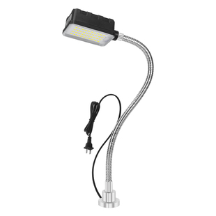 led机床工作灯强磁磁铁照明灯数控车床灯机械设备工业夹子台灯220