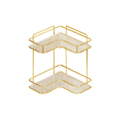 轻奢卫生间浴室三角置物架免打孔