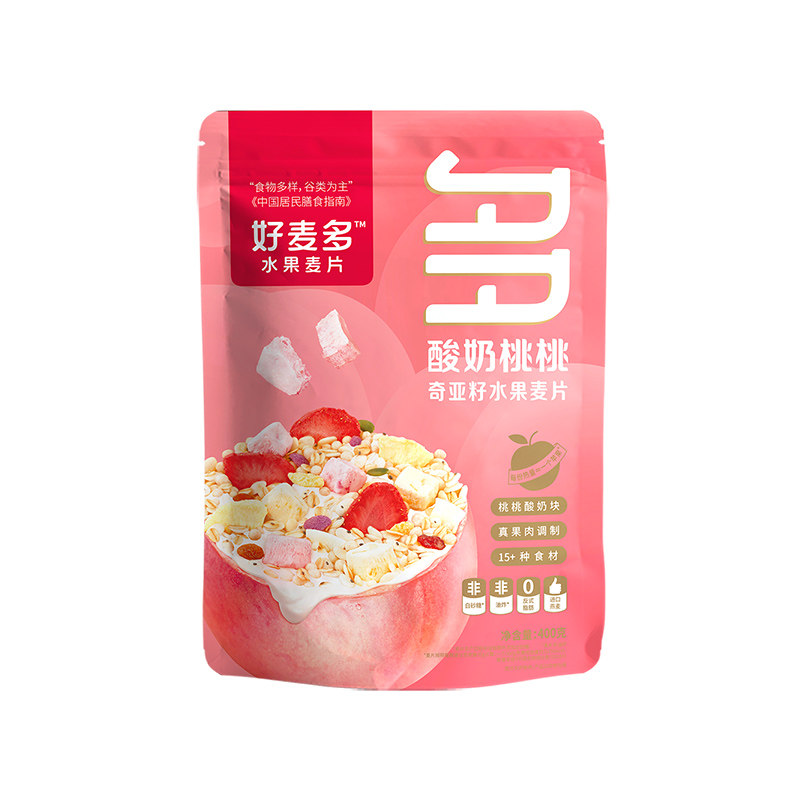 好麦多奇亚籽谷物燕麦片