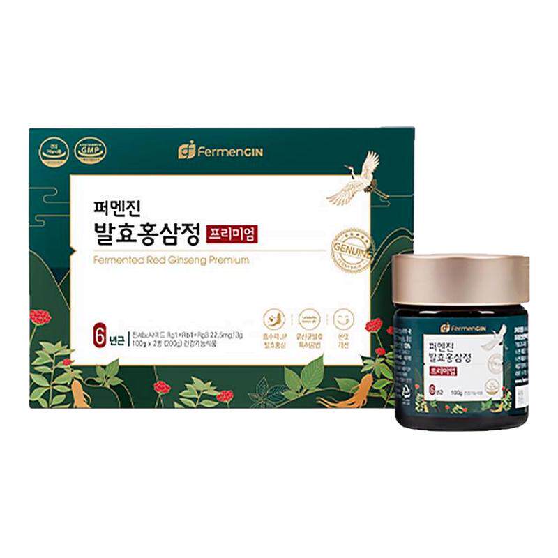 FermenGIN发酵高丽参精华六年根发酵红参精液饮品韩国进口