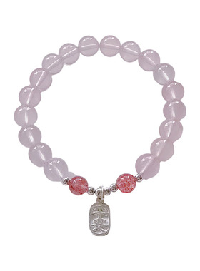 天然水晶纯银原创少女心up不掉色