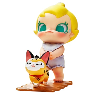 泡泡玛特BabyMolly喵趣横生手办