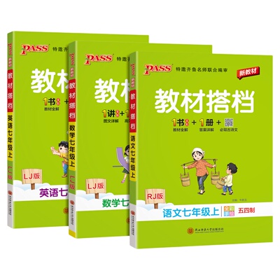 五四制初中七年级教材搭档笔记