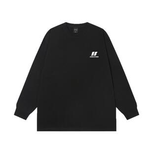 丛林老虎厚板胶LOGO纯棉长袖T恤街头潮牌运动休闲套头内搭打底衫
