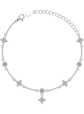 从爱之名繁星四叶花手链女