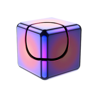 旋转魔方磁吸无锈合金指尖陀螺玩具解压高级静音丝滑悬浮机械EDC