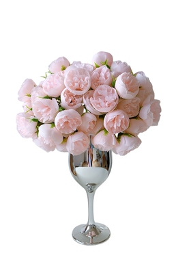 玫瑰花仿真花假花摆设干花花束高端轻奢仿生花客厅餐桌花艺摆件